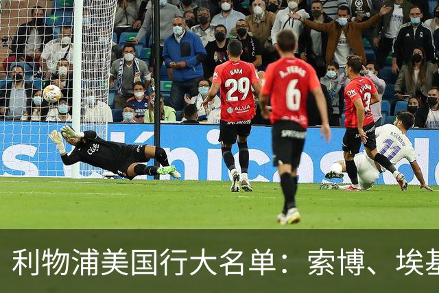利物浦美国行大名单：索博、埃基蒂克、远藤航领衔，雅凯在列