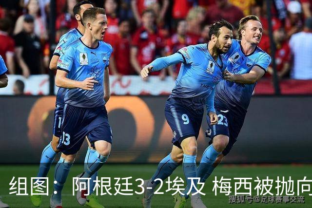 组图：阿根廷3-2埃及 梅西被抛向空中庆祝胜利